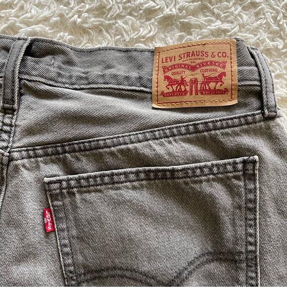 Levi’s Low Pro Straight Jeans Worn in Light Grey Size 32 - Picture 12 of 14